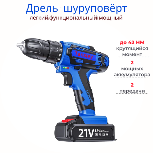 Шуруповёрт аккумуляторный Tansley 21V MAX LITHIUM 1527400₽