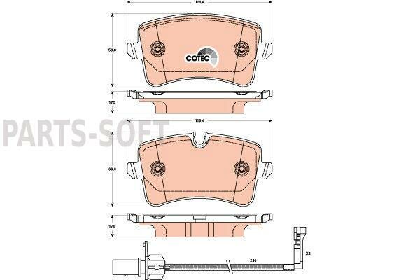 ZF RUSSIA GDB1902ZFR К-т дисков. тормоз. колодок