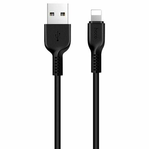 Кабель для айфон USB HOCO X20 Flash USB - Lightning, 2.4А, 3 м, черный