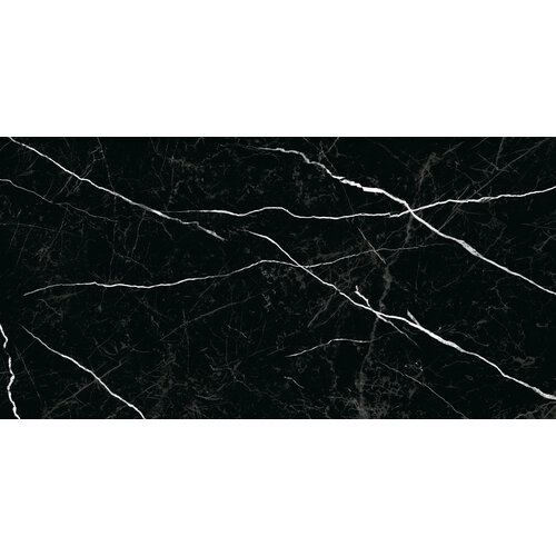 Плитка из керамогранита Staro Palacio NERO MARQUINA 6х120 HIGH GLOSS для стен и пола, универсально 60x120 (цена за 7.2 м2)