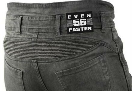 Мотоштаны: Savage Slim fit Cordura Denim / Черный