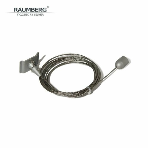 Подвес для трека RAUMBERG F3 sv серебристый 850₽