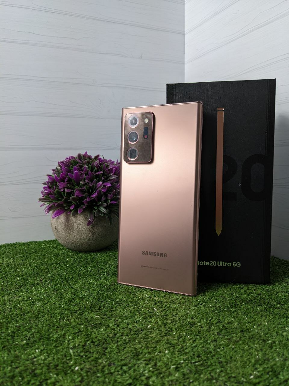 Смартфон Samsung Galaxy Note 20 Ultra, 12/256 ГБ, 1 nano Sim, Бронзовый, Snapdragon