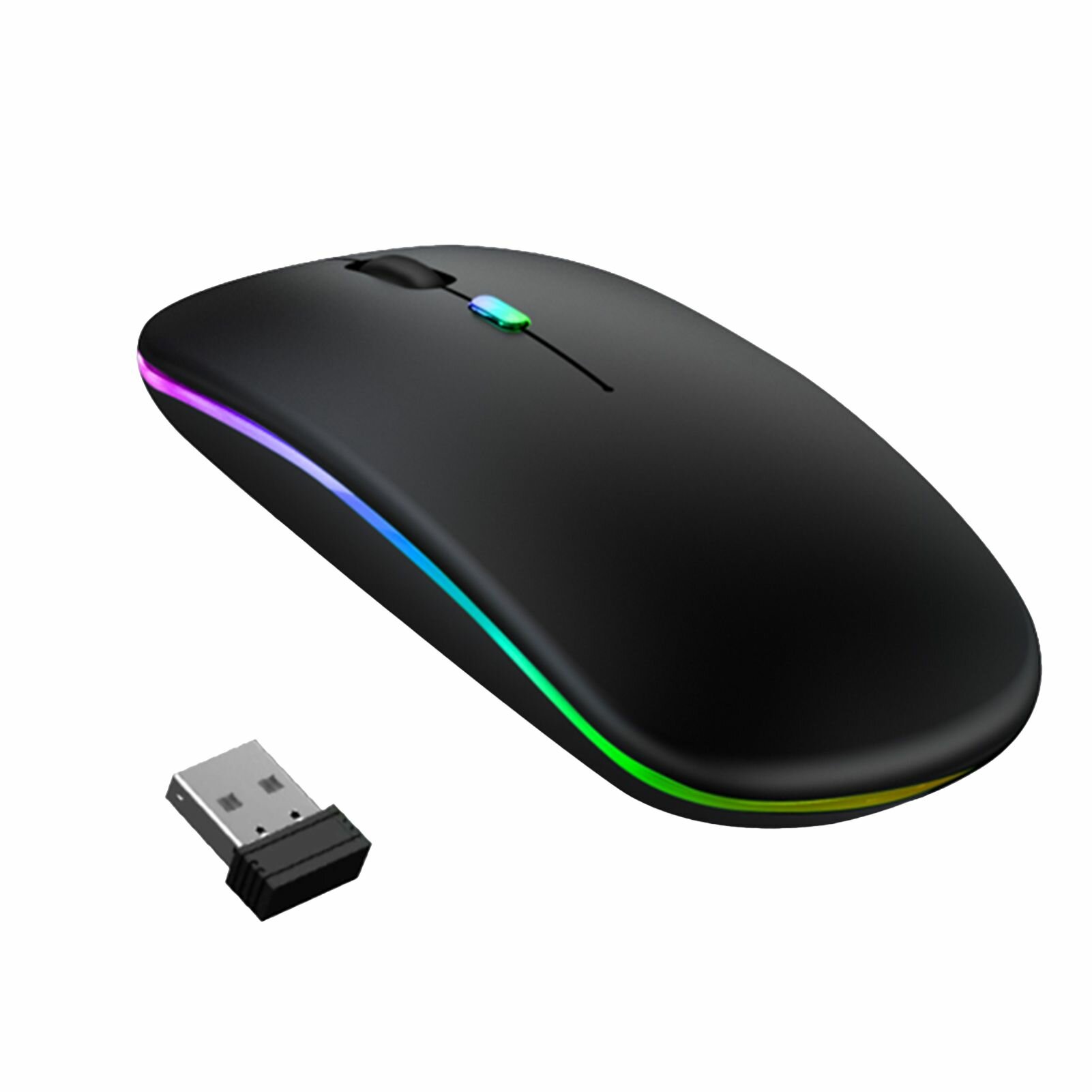 Беспроводная перезаряжаемая Bluetooth + Wireless мышь Booox. — фото 1
