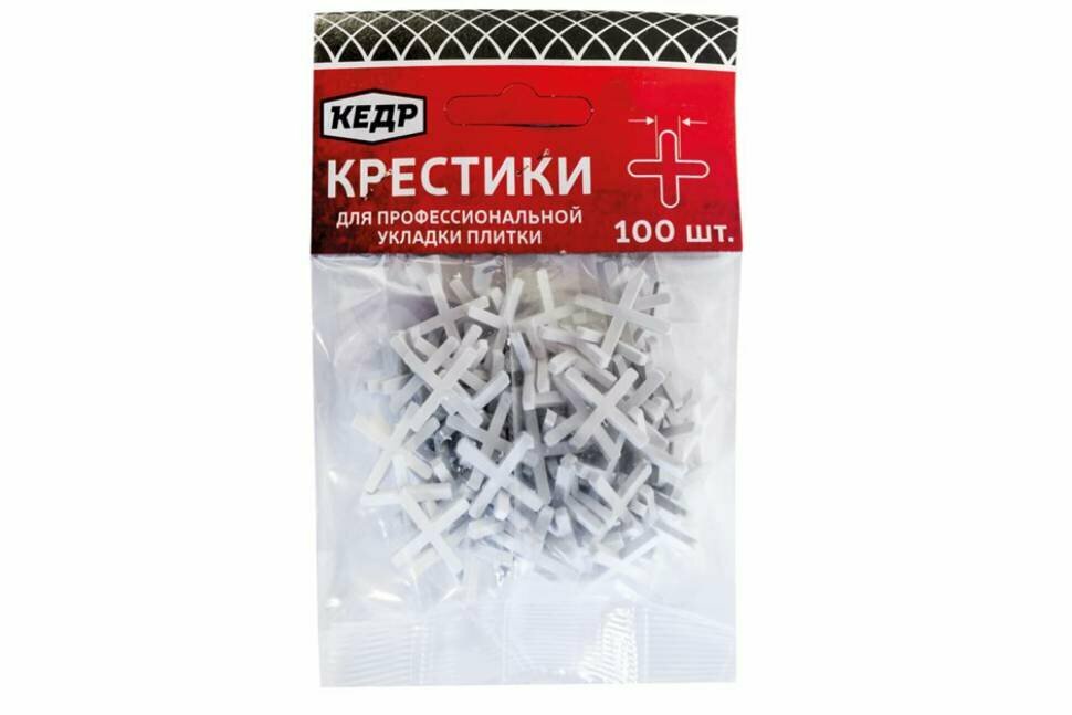 Крестики для плитки 20 мм 100 шт. Кедр 138-0003 134380