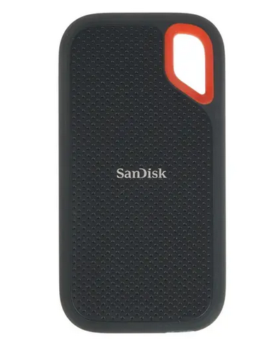 1024 ГБ Внешний SSD SanDisk Extreme Portable SSD V2 (SDSSDE61-1T00-G25) серый - USB 3.2 Gen2 Type-C, чтение - 1050 Мбайт/сек, запись - 1000 Мбайт/сек
