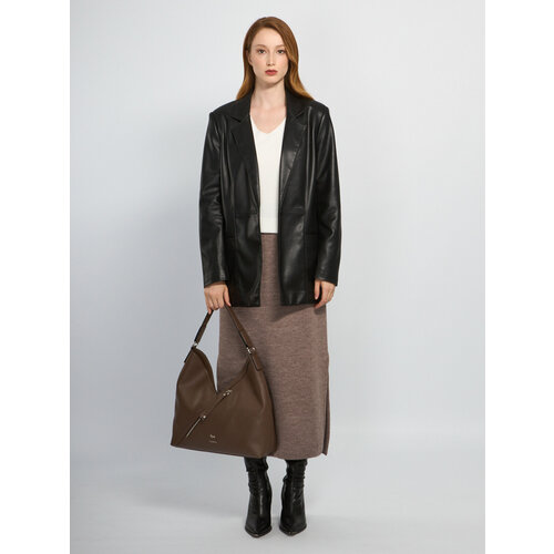 Сумка LABBRA фактура тиснение серый коричневый 35395₽