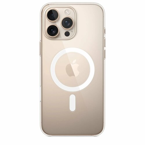 Чехол для iPhone 16 Pro Max Clear Case / Case with MagSafe / Айфон 16 ...