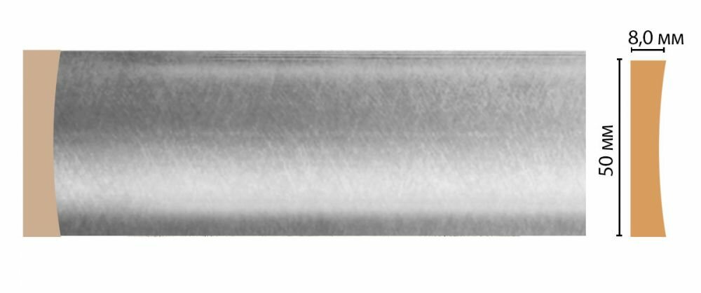 Молдинг Decomaster D045-375 В50хШ8хД2400 мм / Декомастер.*