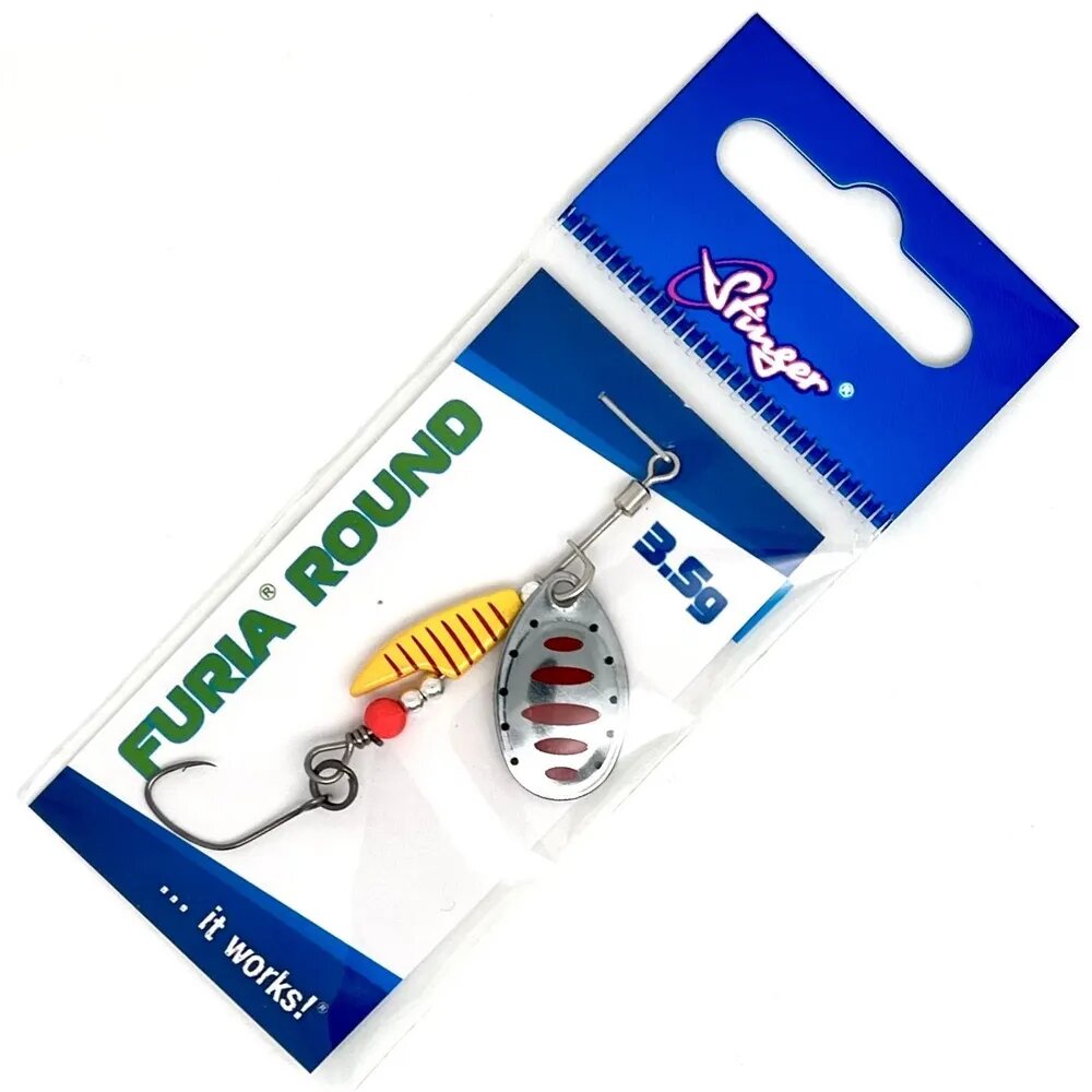 Блесна Stinger Furia Round #1 3,5гр #SR Для ловли форели — фото 1