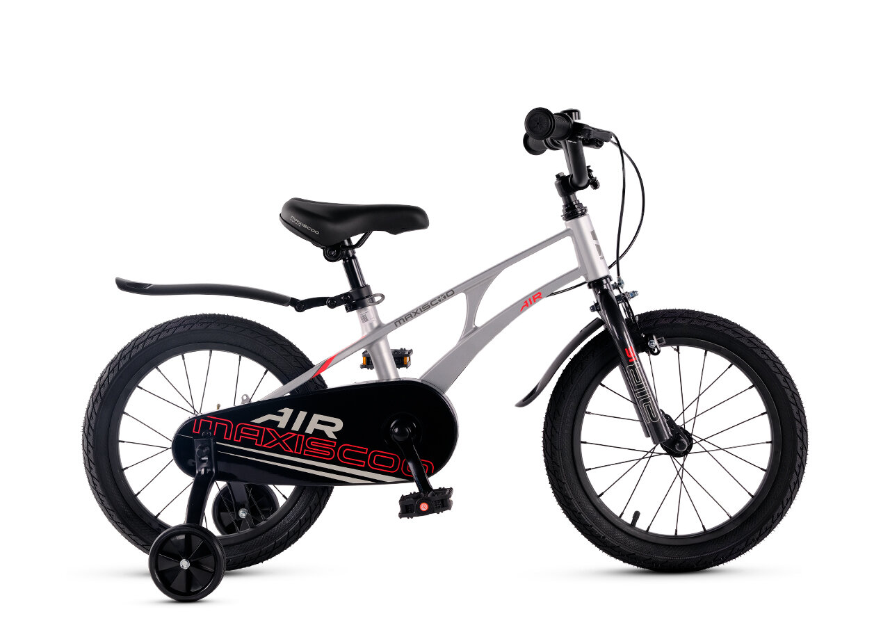 Велосипед MAXISCOO Air Стандарт Плюс 16" 2025 (требует финальной сборки), Цвет серый жемчуг