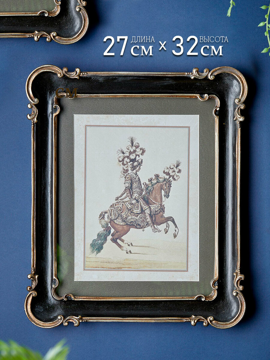 28 711 Панно настенное с эффектом состаривания 27х3х32см  Glasar