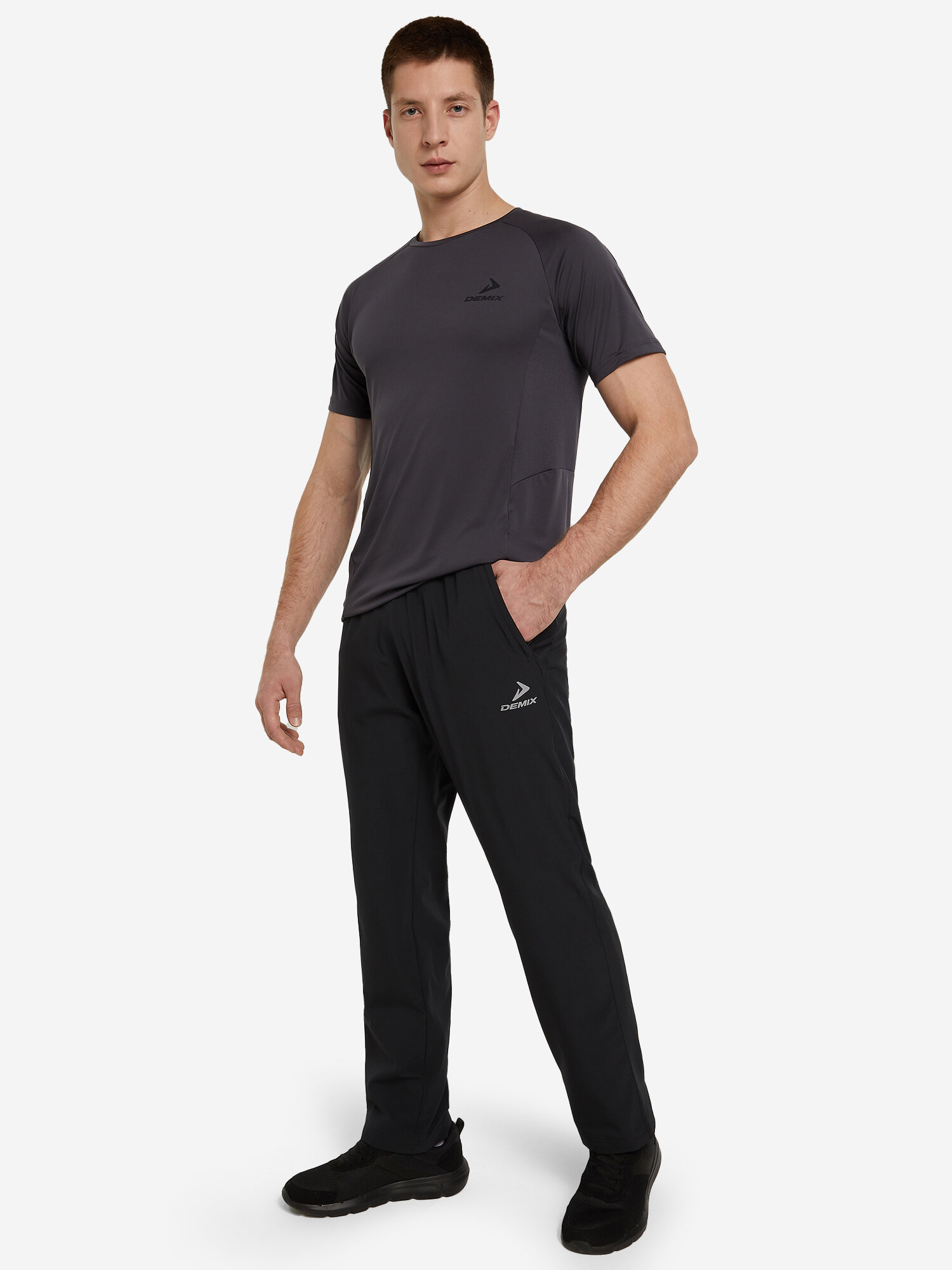 Брюки спортивные Demix, размер 60-62, черный — фото 1