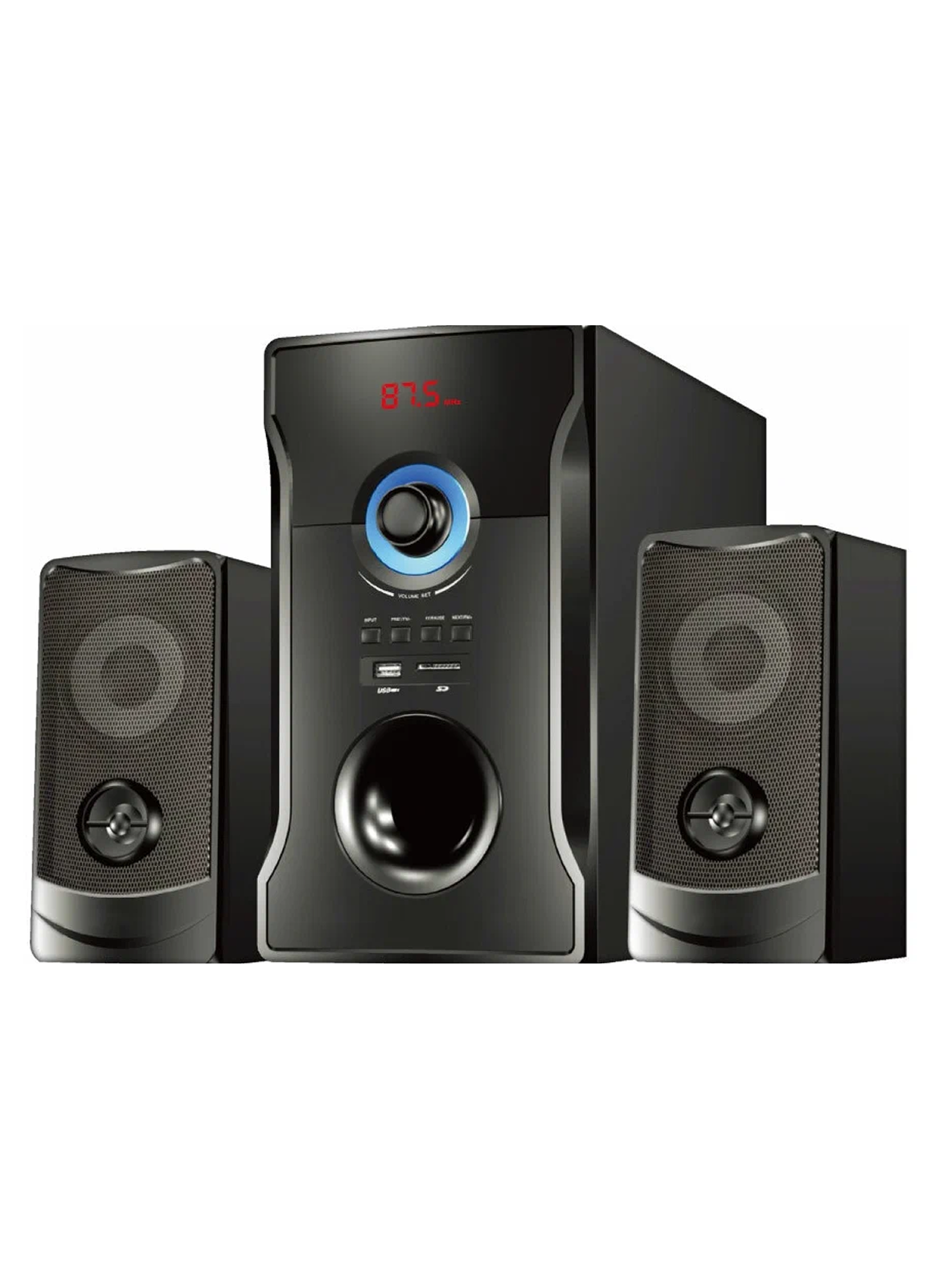 Акустическая система 2.1 с Bluetooth GiNZZU GM-426 черного цвета