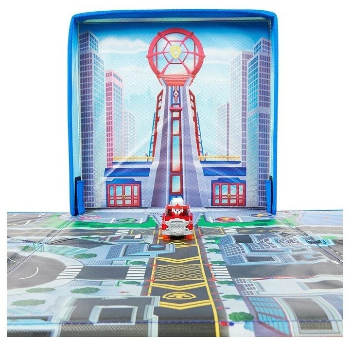 Paw Patrol Тру Метал Кино Игровой коврик "Город приключений" - фото №4