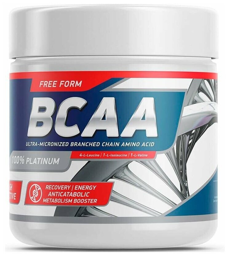 BCAA powder 500gr/50serv Unflavored (Без вкуса) /Аминокислота ДС ПФС