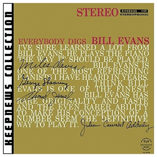 Bill Evans (Piano): Everybody Digs Bill Evans (Keepnews Collection)