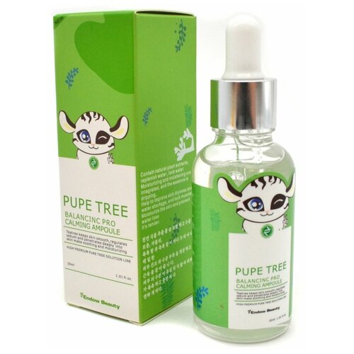 Сыворотка успокаивающая с антибактериальным и лечебным действием с чайным деревом Endow Beauty, 30 ml