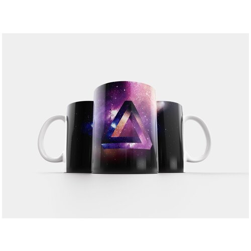 фото Кружка "пространство, треугольник, красочный" 320 мл lotsprints