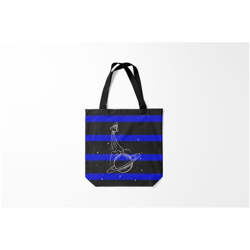 фото Сумка-шоппер / 40х40 см / популярные иллюстрации / астрономия космос burnettie