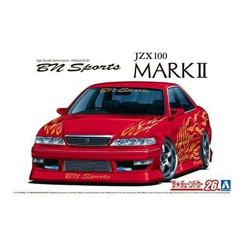 Сборная модель AOSHIMA 26k BN SPORTS JZX100 MARK II 98, 1/24