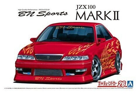 Сборная модель AOSHIMA 26k BN SPORTS JZX100 MARK II 98 (TOYOTA) 1/24