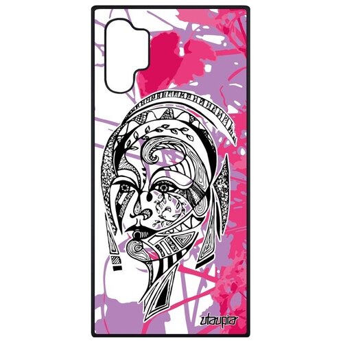 фото Противоударный чехол на телефон // galaxy note 10 plus // "портрет женщины" девушка дизайн, utaupia, розовый
