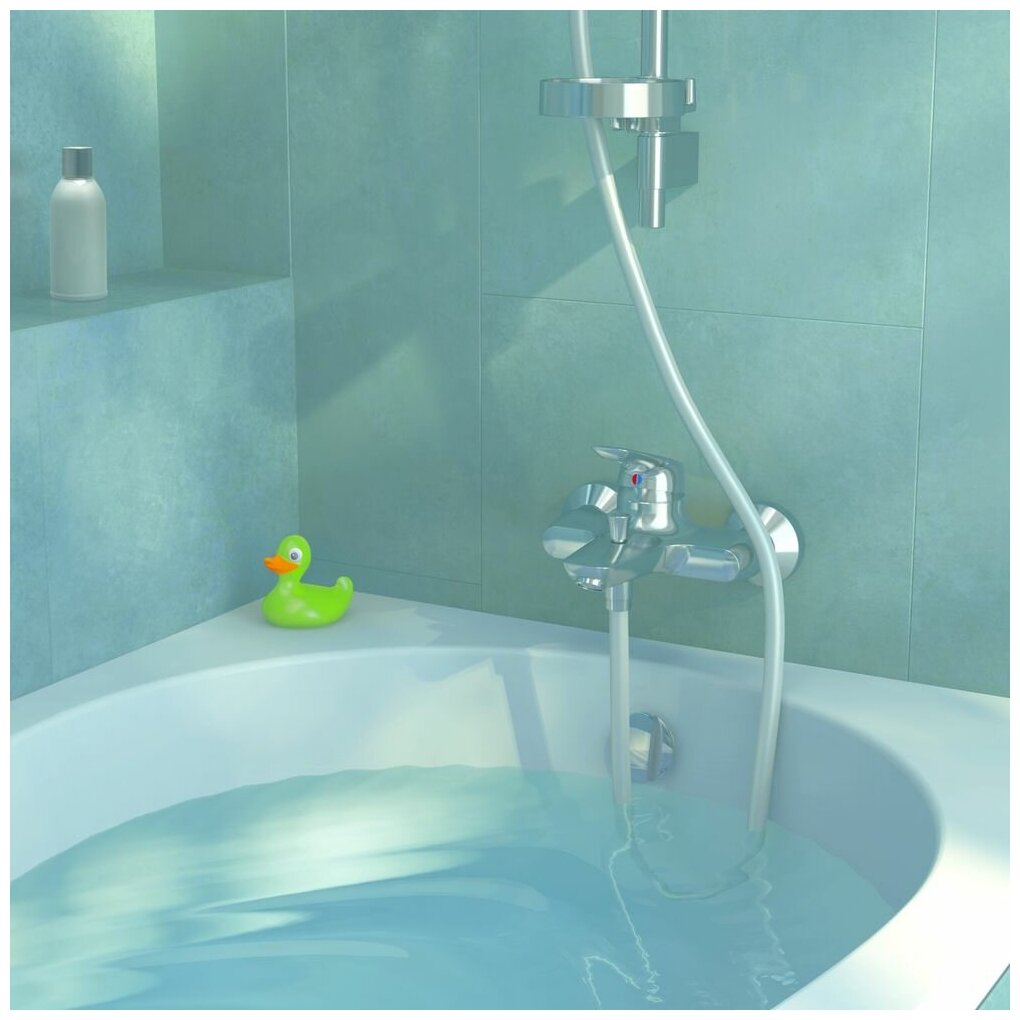 Ideal Standard CERAMIX BLUE Смеситель для ванны/душа B9490AA короткий фиксированный излив