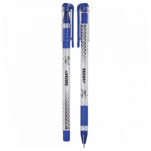 фото Ручки и стержни devente ручка шар. devente "iris", 0,7мм,на масл. осн., синяя, ассорти
