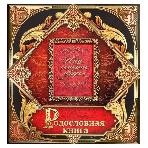 Родословная книга Семейные традиции Наша семейная история, красный