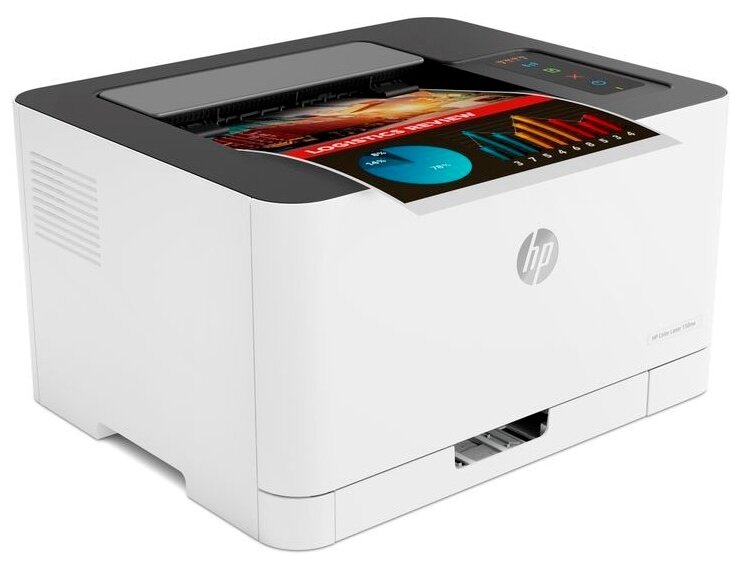 Принтер лазерный HP Color Laser 150nw, цветн., A4, белый/черный