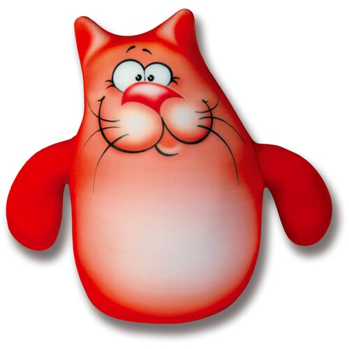 Мягкая игрушка - антистресс Штучки, к которым тянутся ручки Кот Мартин, красный мягкая игрушка антистресс штучки к которым тянутся ручки кот котя красный