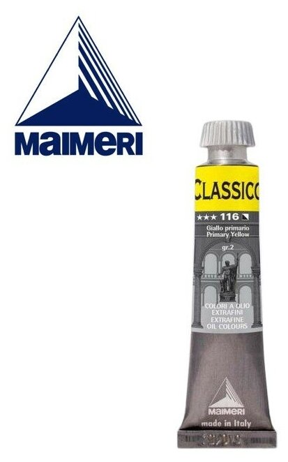 Масляные Maimeri Краска масляная Maimeri CLASSICO 20мл, 116 Желтый основной