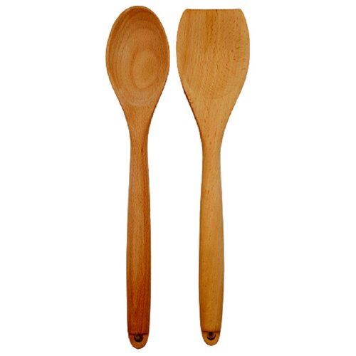 Деревянные ложка+ ложка-лопатка кулинарные