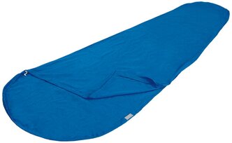 Вставка в мешок спальный High Peak Cotton Inlett Mummy, синий, 225 см длина