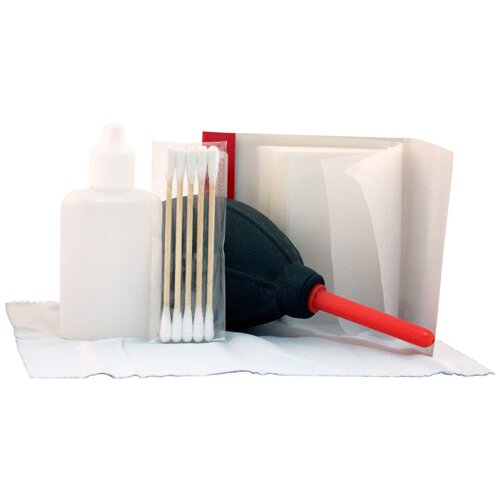 Набор для чистки оптики Matin (Воздушная груша, раствор, салфетки, полотенце, ватные палочки)