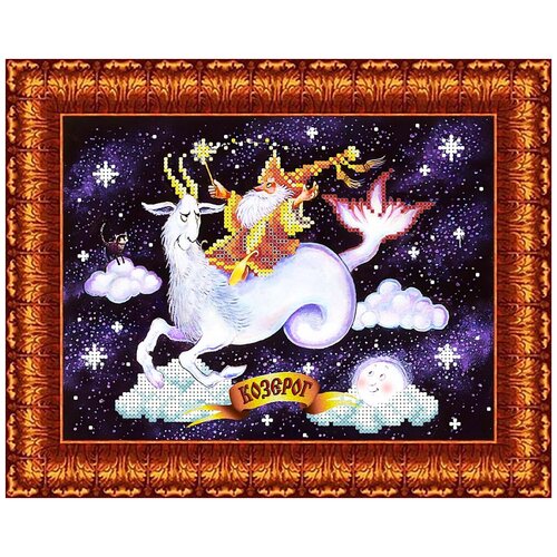 фото Набор для вышивания каролинка кбз 4025 козерог