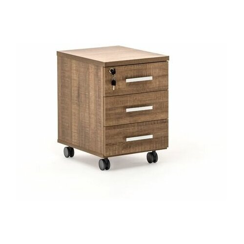 Тумба подкатная c 3 ящиками Terra Profoffice (501/V9.07) Капучино 410x500x600