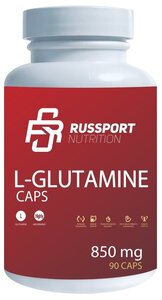 Фото Аминокислота Глутамин RS Nutrition L-Glutamine Глютамин 850 mg 90 капсул