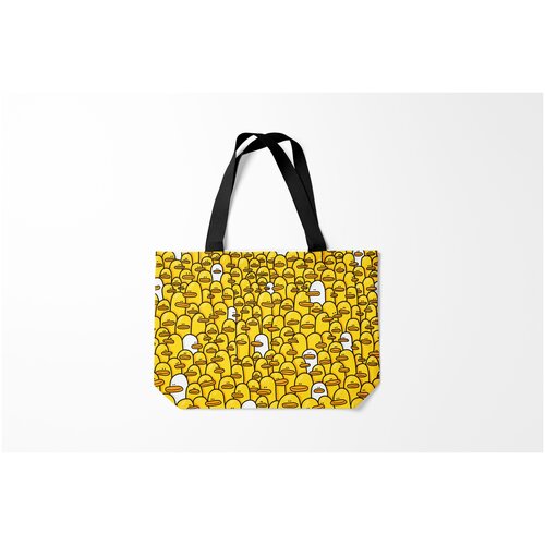 фото Сумка-шоппер / 46х35 см / птицы / утки burnettie