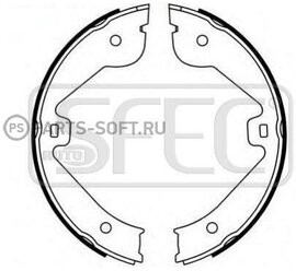 AUTOSFEC BS001995 Тормозные барабанные колодки