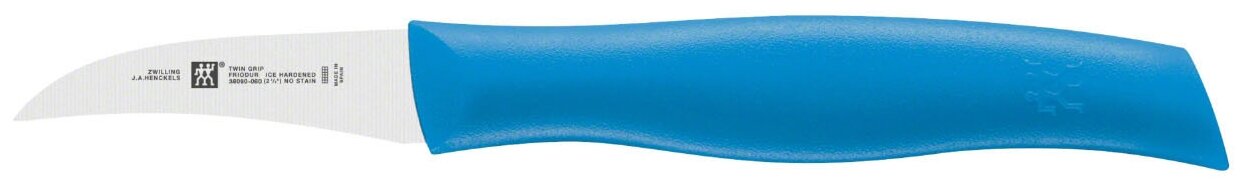 Нож 60 мм, для чистки овощей, голубой, ZWILLING TWIN Grip