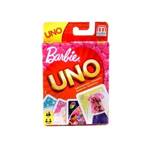 UNO BARBIE. Карточная игра 