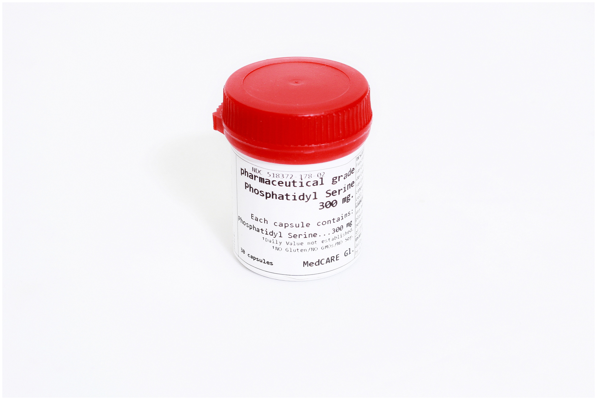 Капсулы Фосфатидилсерин MedCARE Gl. Phosphatidyl Serine 300 мг 30 капсул