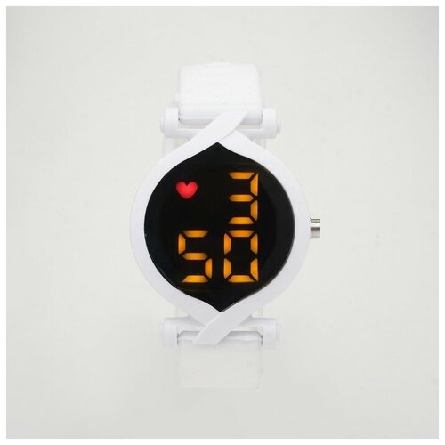 Часы наручные электронные детские белые 90800₽