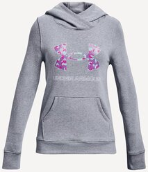 Толстовка Under Armour Rival Fleece Logo Hoodie Серый YSM 1356431-036