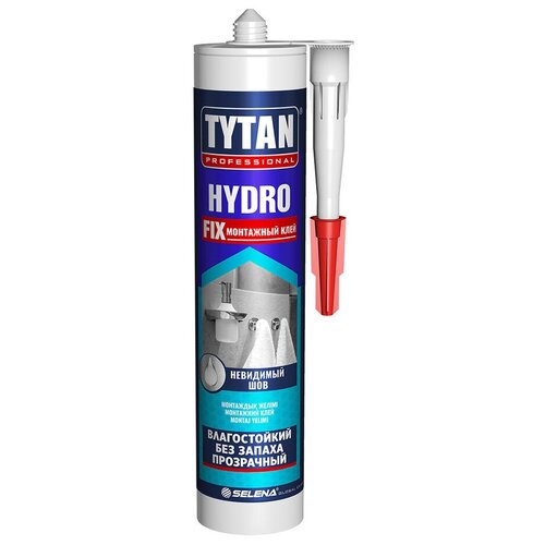 Монтажный клей Tytan Hydro Fix акриловый прозрачный 310гр 23889
