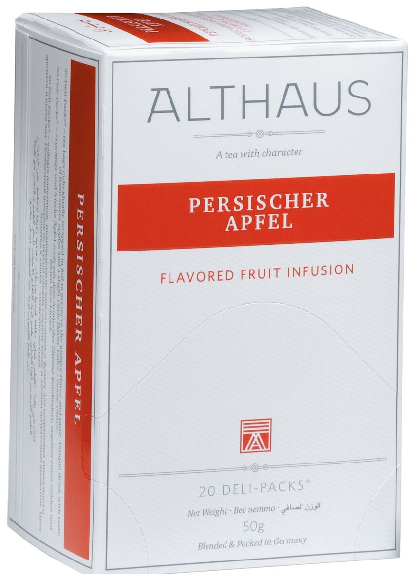Чай фруктовый Althaus Deli Packs Persischer Apfel (Персидское Яблоко), 20 пак.