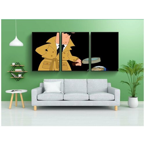 фото Набор модулных постеров для интерьера "мир, земля, земной шар" 60x90 см. в тубусе, без рамки lotsprints