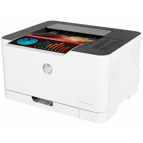 Принтер лазерный цветной HP Color Laser 150nw, А4, 18 стр/ мин, 20000 стр/ мес, Wi-Fi, сетевая карта лазерный резак ortur laser master 2 pro s2 принтер для логотипов высокоскоростной лазерный гравер и резак для резьбы по дереву